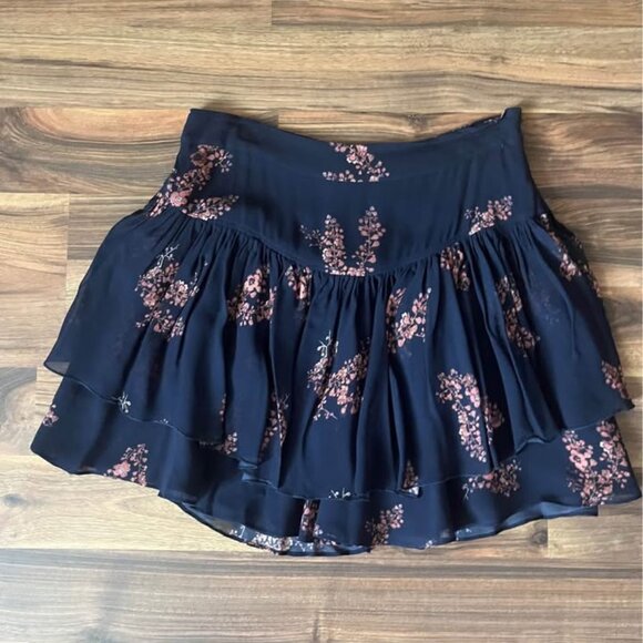 Derek Lam 10 Crosby floral ruffle skirt size 6 - Picture 2 of 4